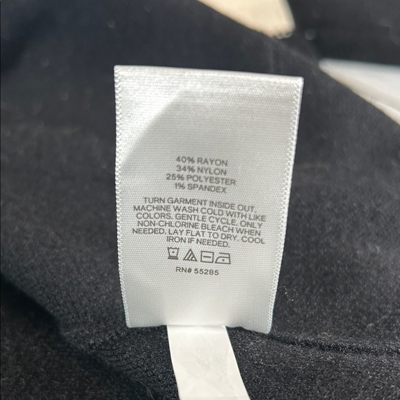 EXPRESS • Black and Cream Cardigan with Gold Buttons - Picture 7 of 8